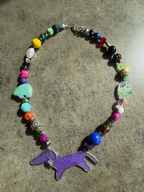 Dachshund Colorful Beaded Necklace